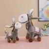 25cm Creative Donkey Animal Plush Doll Cute Donkey Plush Toy Stuffed Lovely Educational Toys Companion Kids Girl Birthday Gifts
