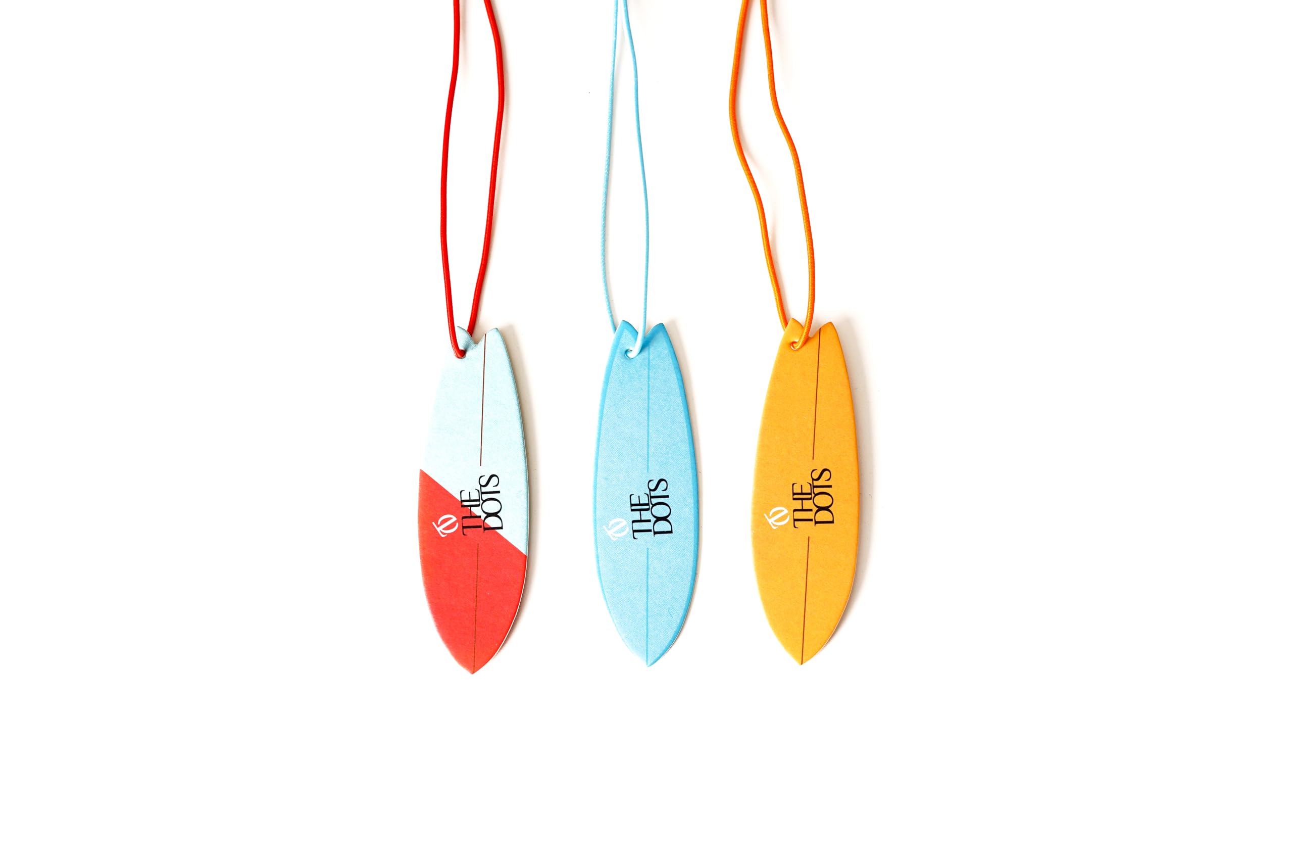 THE DOTS 3 Pack Car Home Card for Citrus Series Suspension Type (Different Scent Combination) 3 pieces
