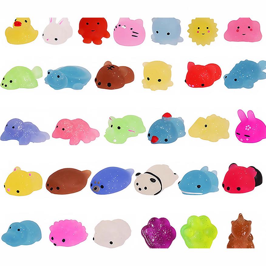 

Eco-friendly TPR Small Animal Stress Relief Squeeze Toy for Kids Random Mixed Colors