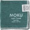 Imabari Towel MOKU Light Towel Handkerchief Turquoise Blue