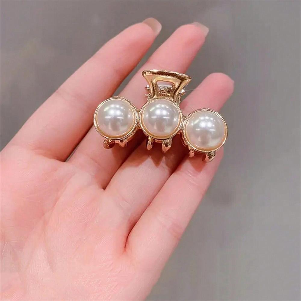 1pc Pearls Hair Claw Clips Makeup Hair Styling Barrettes for Women Hair Accessories