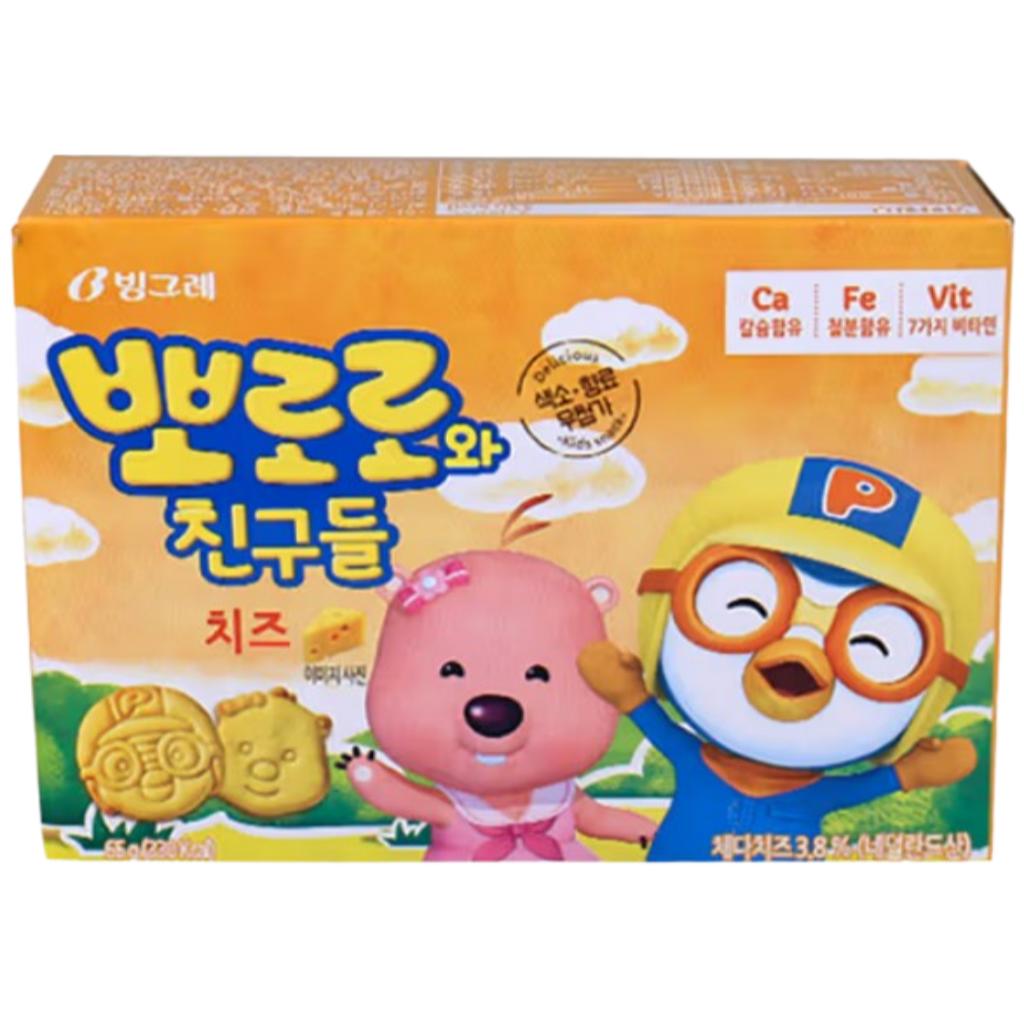 Pororo Biscuits Plain & Cheese