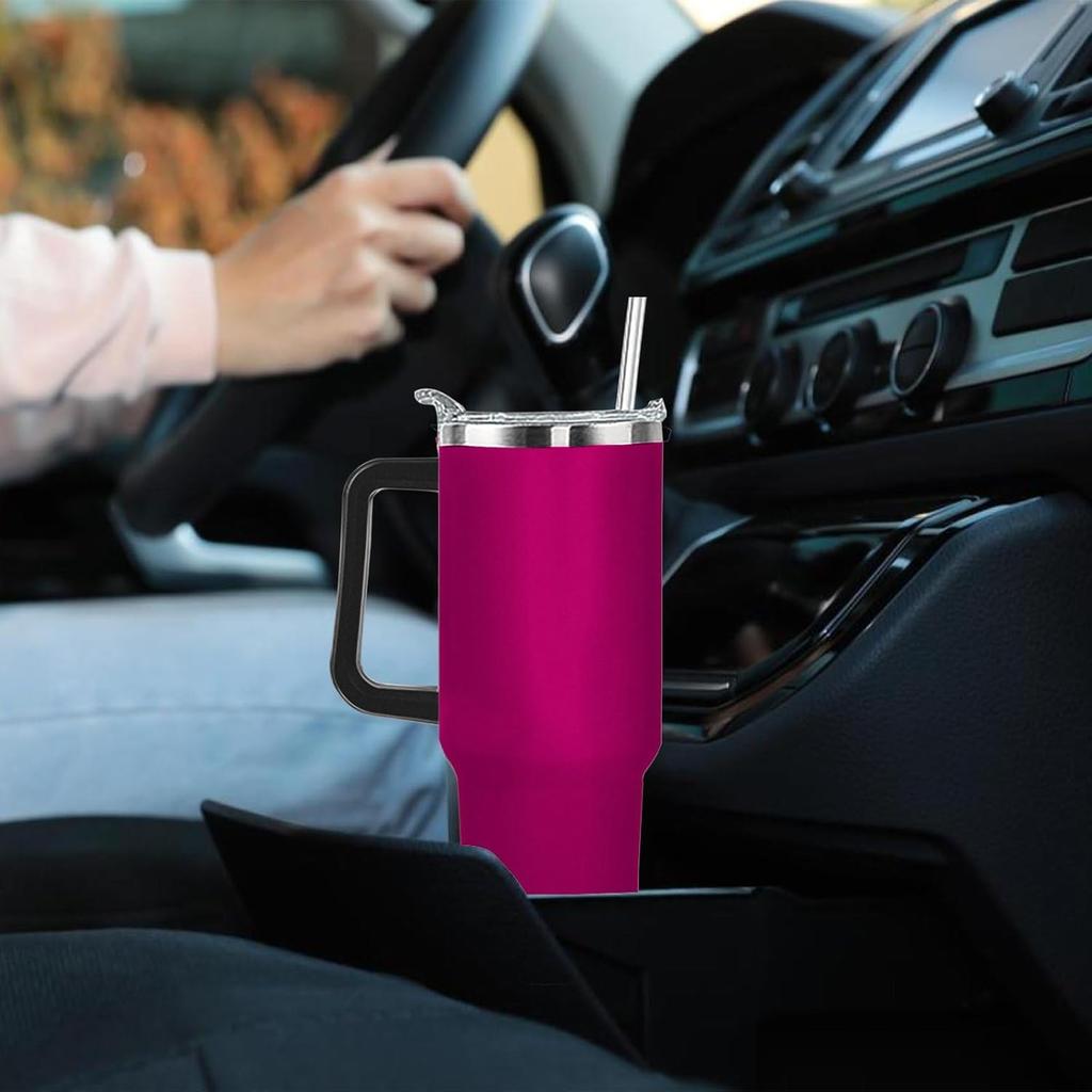 40 Oz Tumbler with Handle Happy Easter Tumbler with Lid and Straw Insulated Tumblers Stainless Steel Tumbler Funny Gift