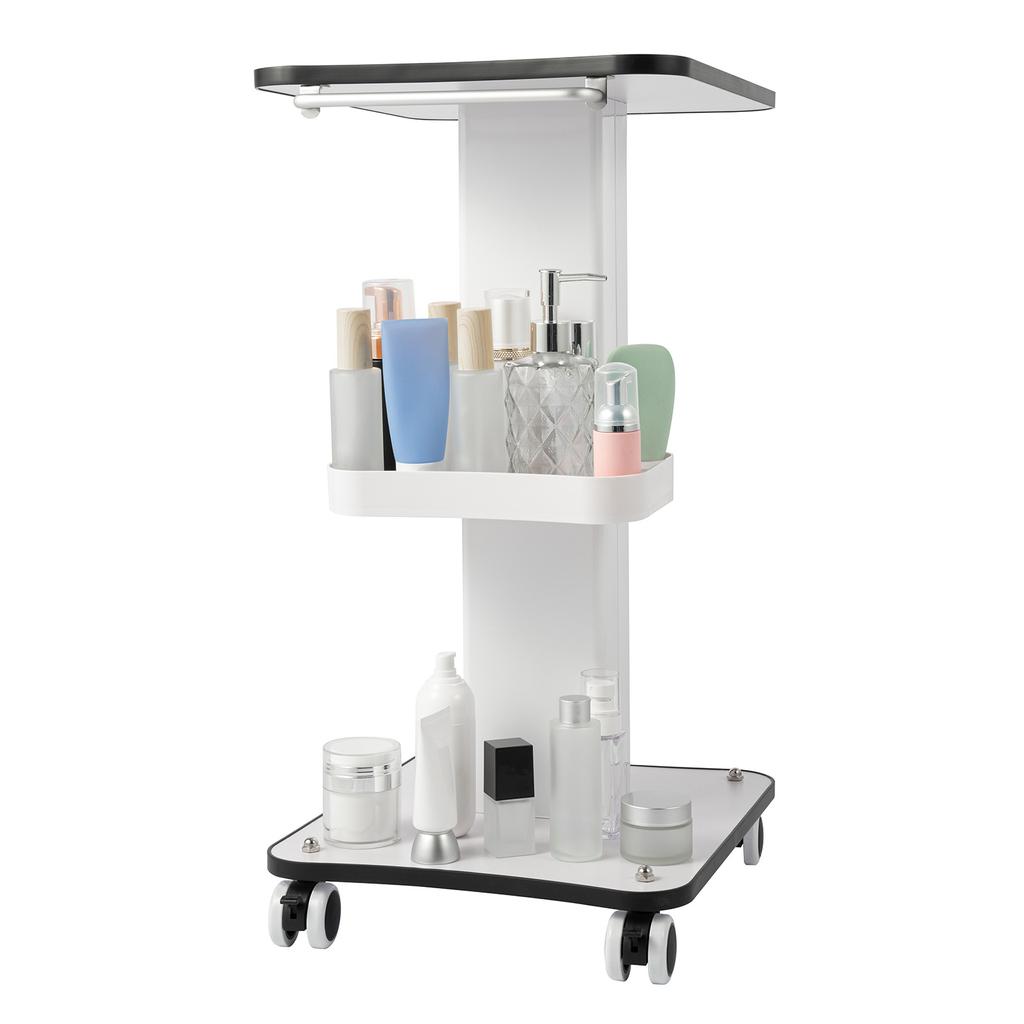 3 Tier Iron Trolley Stand Beauty Salon Stand Rolling Cart For Cavitation IPL Beauty Machine Assembled Cart Salon Holder