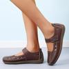 Summer Handmade Retro Soft Sole Mom Shoes Leather Casual Women's Footwear