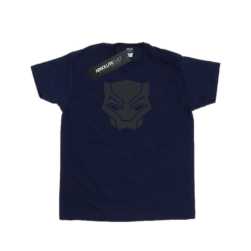 Marvel Mens Black Panther Black On Black T-Shirt