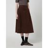 Cc Collect Women Corduroy Flare Skirt C254msd032