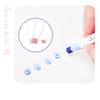 6pcs Color Stamp Pen Set Seal Paint Dual-side Brush & Highlighter Liner Art Marker for Drawing