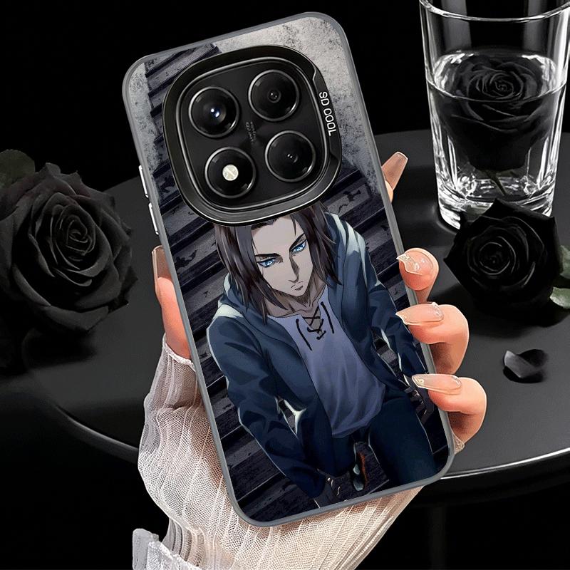 A-Attack On T-Titan Eren Yeager Soft Phone Case for Samsung Galaxy S24 S25 FE S26 Edge S23 Ultra S22 Plus S21 + Shockproof Cover