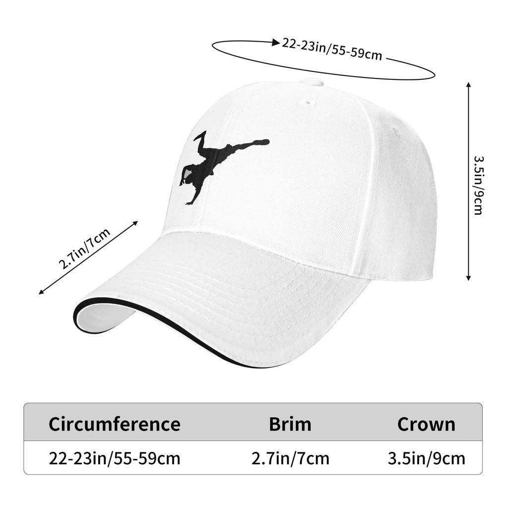 Dance Lover Casual Baseball Cap Fashion Dancer Outdoor Gym Trucker Hat Spring Sun Visor Unisex Unisex Fashion Snapback Cap
