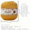 4pcs Thread No. 8 Pearl Lace Thread Handmade Diy Braided Pure Crochet Silky Cotton Linen Bright Silk Thread Shawl Summer Baby Wool Thread 7.05oz