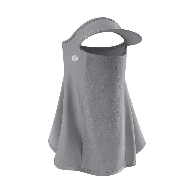 

Спорт на открытом воздухе Солнцезащитная маска Шляпа Анти-УФ-защита от солнца Солнцезащитная кепка для мужчин и женщин Ледяная шелковая маска для шеи Обертывание для шеи Дышащая летняя велосипедная велосипедная маска для лица темно-серого