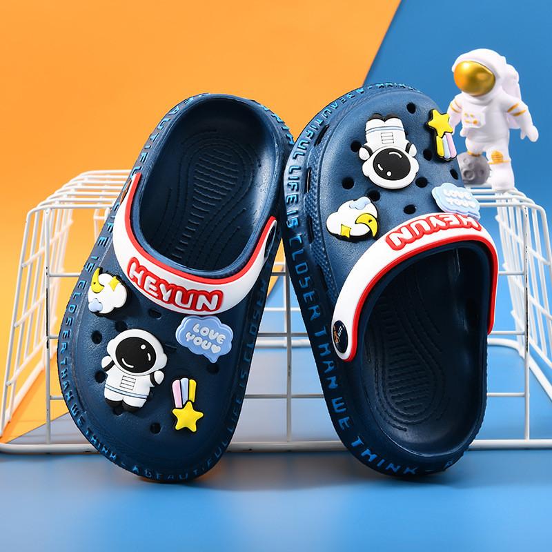 Stylish Eva Lightweight Kids Summer Slipon Sandals With Antislip Soft Sole For Boys