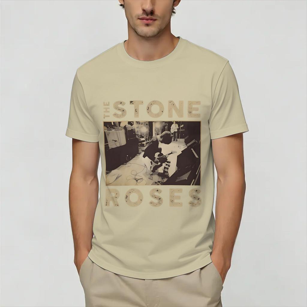 The Stone Roses T-shirt Zomer Mode T-shirts Unisex 100% Katoen Ronde Hals Oversized Top T-shirts Korte Mouw Y2K Retro T-shirt