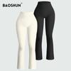 Autumn and Winter New Threaded Sports Wide-leg Pants High Elastic Leggings Seamless Yoga Pants High Waist Fitness Women's