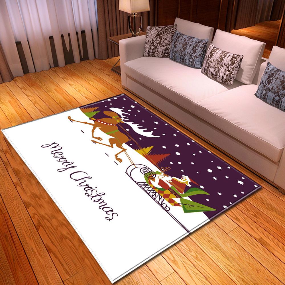 Christmas Living Room Floor Mat Bedroom Dining Room Carpet Carpet Doormat