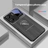 Wood Grain Lion Head For Xiaomi Redmi 13C Note13 12 Pro Plus 5G Note 9 13T Pro POCO X6 F5 F6 Black Tempered Glass Phone Case