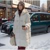 Female Hooded Thicken Warm Parkas Coats Winter Women's Long Cotton Knee Over Waistband Jacket For Women