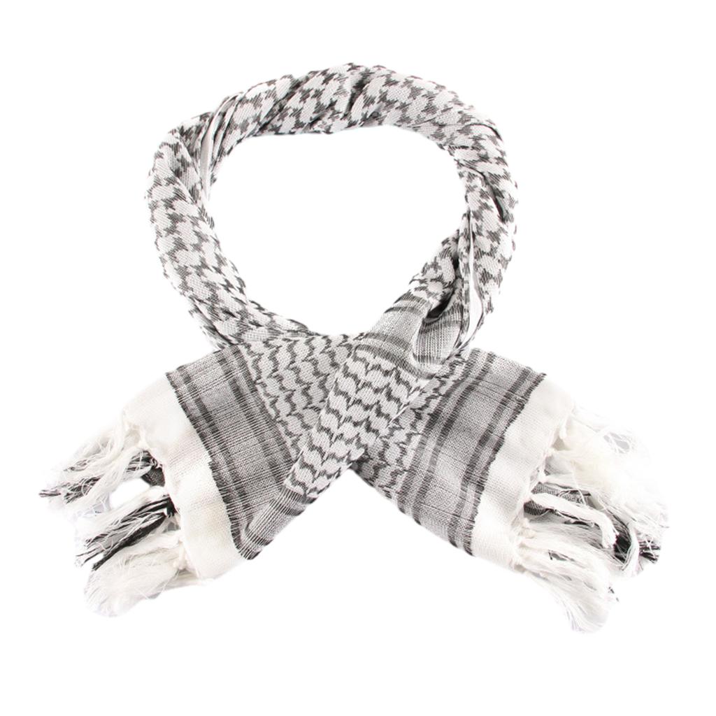 Camouflage Color Arab Scarf Outdoor Enthusiasts Kerchief Multi Purpose Arabian Scarf for Male Outdoor Dustproof Props