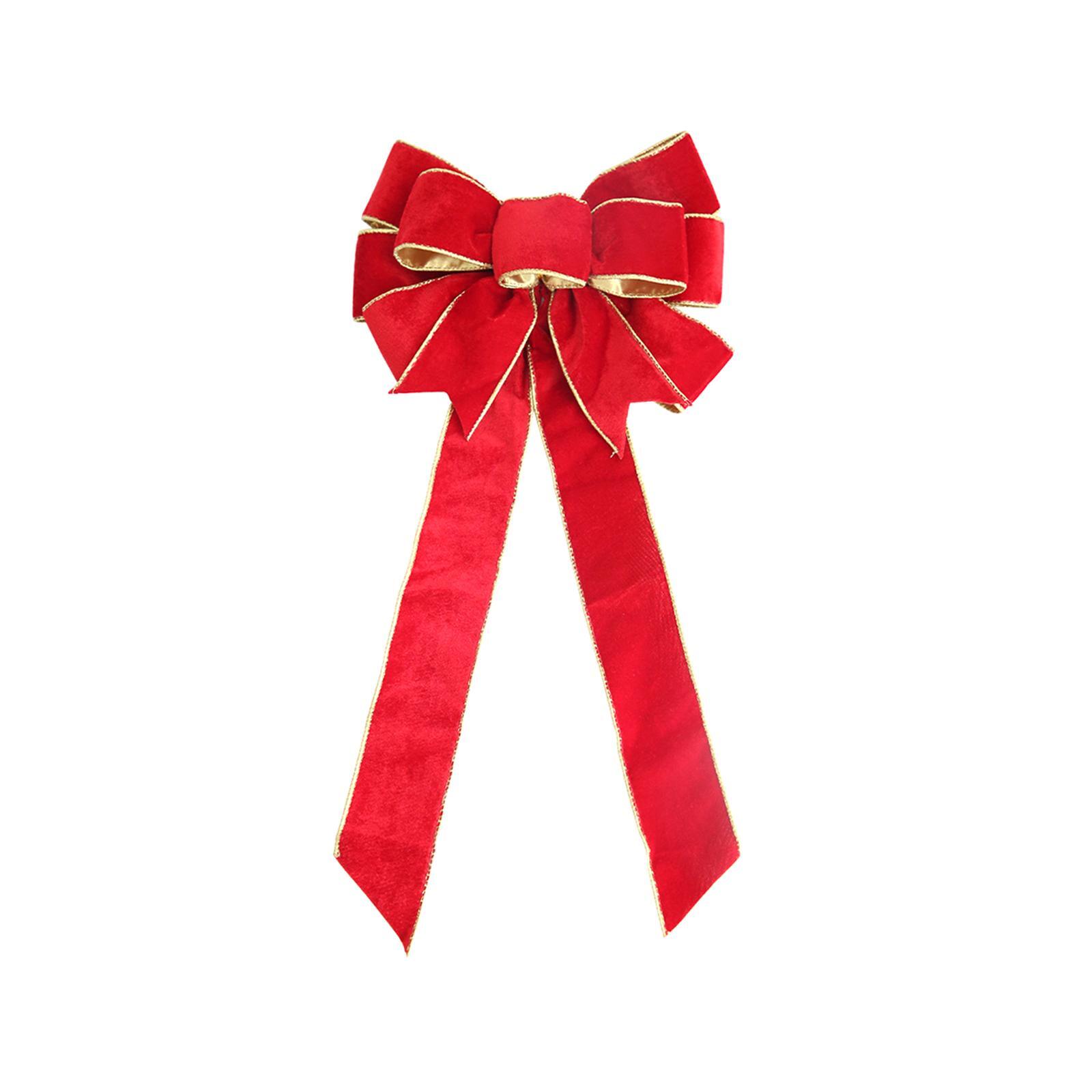

Рождественский бант на дверь, декоративная подвеска, шикарное ремесло для сада на заднем дворе, в помещении красный