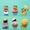 Crayon Shin-chan Blind Box Figures: Snack Time, Dessert, and Cosplay Series - Trendy Toy Ornaments and Gifts.
