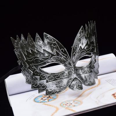 Vintage-Maske für Herren, goldene römische Soldatenmaske, venezianische Karnevalsmaske, Phantom-Opernmaske, Rave-Accessoire