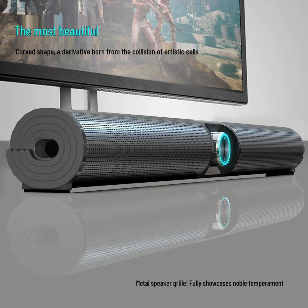 2025 Wireless Soundbar: Bluetooth Speaker for TV, Computer, Outdoor & Gaming
