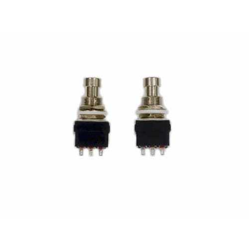 Alpha 3PDT Foot Switch, 3-Pole, 2-Contact, 9-Pin, Black, Set of 2 (VGS-FSW9BKx2p)