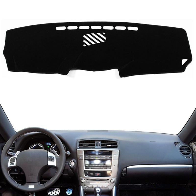 Anti-UV Dashmat For Lexus IS250 IS350 IS-F IS250C 2006-2013 Dashboard Cover Mat Pad Sunshade Dash Protect Carpet Car Accessories Black(Black Edge)