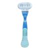 Women's 5-Blade Pink & Blue Razor for Hair Removal - Underarm & Private Areas