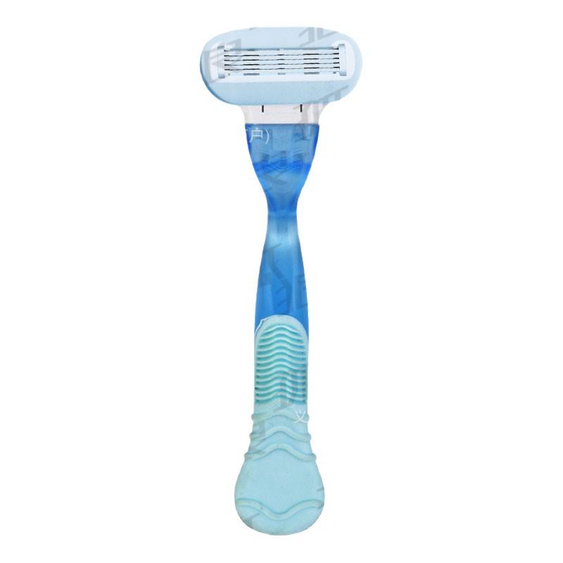 Women's 5-Blade Pink & Blue Razor for Hair Removal - Underarm & Private Areas