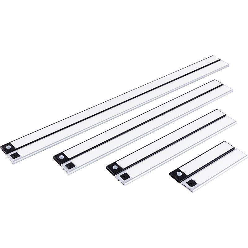 Rechargeable Ultra-thin LED Motion Sensor Light Strip for Cabinets with Magnetic Mounting