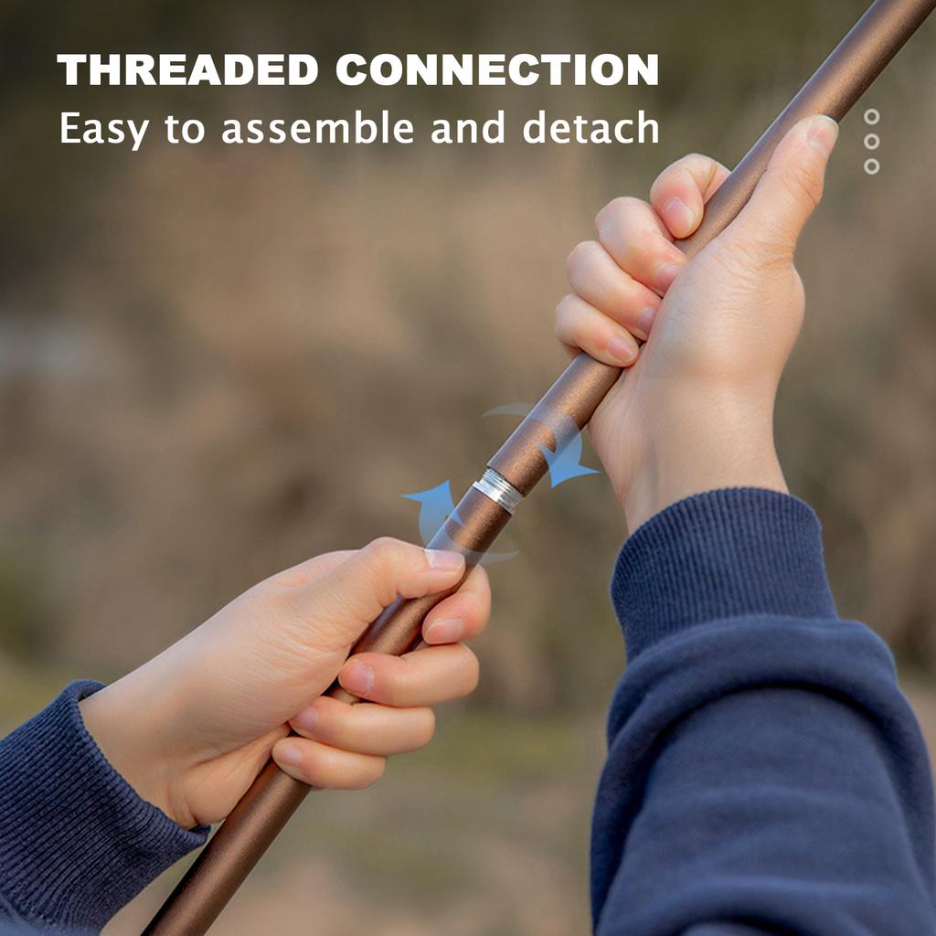 Portable Camping Folding Lamp Pole Lightweight Collapsible Aluminum Lantern Stand Outdoor Light