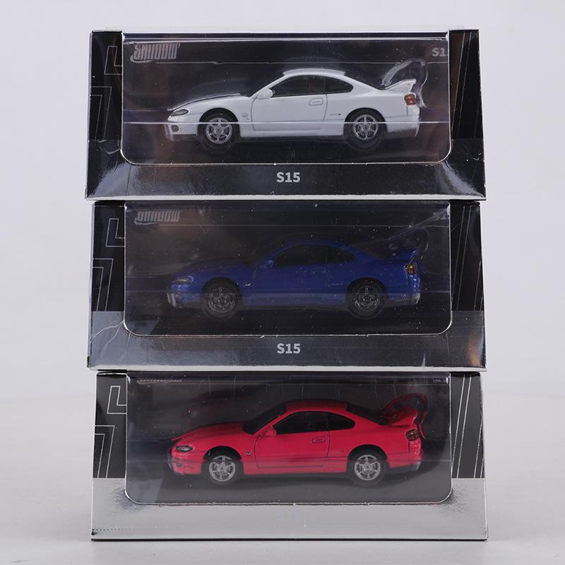 ABBI1 SHADOW 1:64 Silvia Spec-R Aero S15 Alloy simulation car model toy collection display piece
