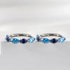 G23 Titanium Color CZ Hinged Segment Clicker Earring Cartilage Nose Hoop Septum Rings Piercing Jewelry