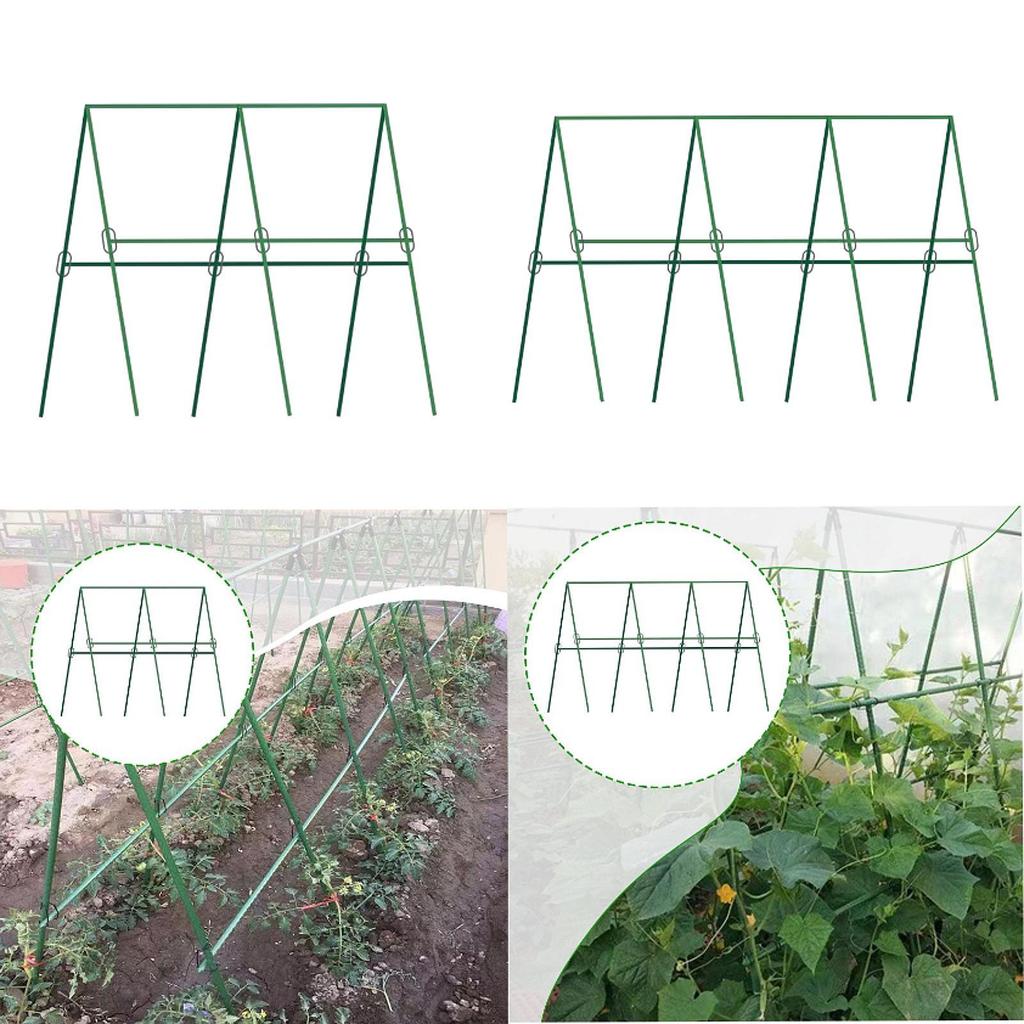 Outdoor Climbing Plant Trellis Triangle Steel Plant Frame for Garden Structures and Flower Box Support