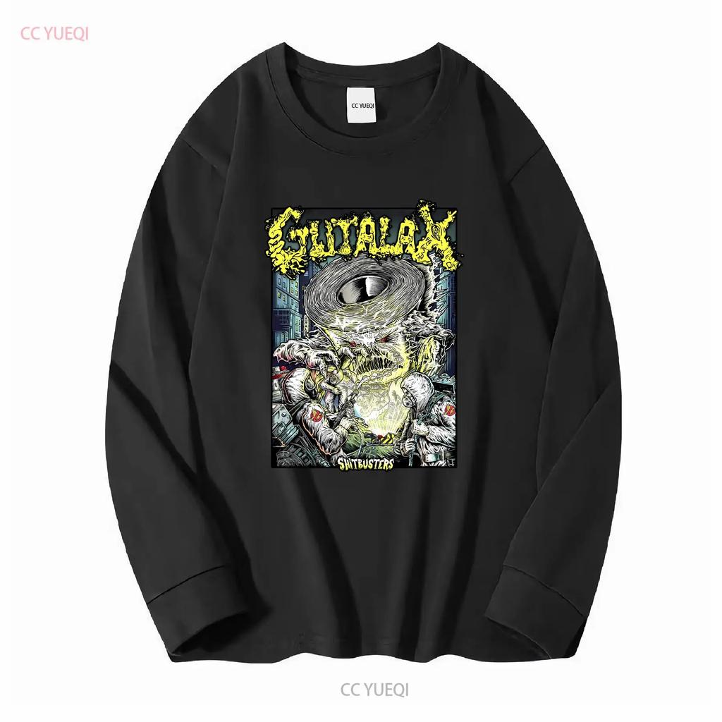 Gutalax Shitbusters Concert Tour 2024 Black All Size T Shirt TT162 vintage Washed Versatile streetwear homme