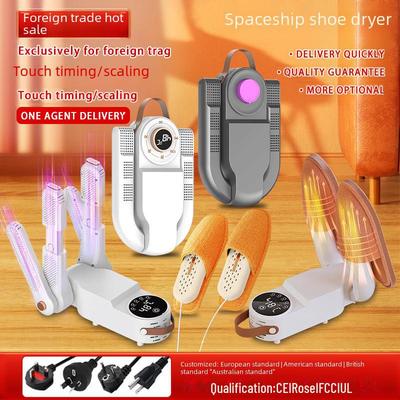 Portable Foldable Quick-Dry Shoe Dryer: Constant Temperature, Dehumidifying, and Odor-Removing Double V Design.