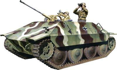 Platz Dragon WW2 German Hetzer Recovery Tank 2cm Flak38 Equipped with Figures Plastic Model DR6399F 1/35