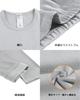 Warm Cold Weather Top and Bottom Fleece Lining Light Gray and Bottom Size (Lapasa) Innerwear, Underwear, Women's Set, [1-3. (2)_Thin (Top Set), S]