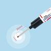 10 Stück Ölbasierter Markierstift 20mm Markierstift Tieflochmarkierstift Lange Spitze Markierer Schnelltrocknend Zimmermannsmarkierer
