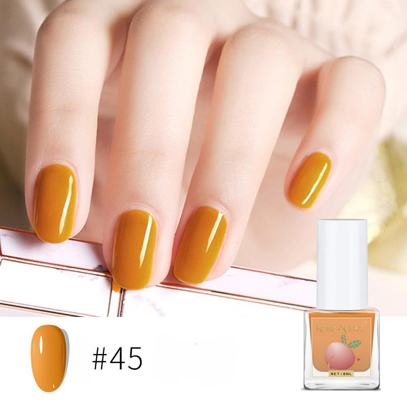 

Лак для ногтей на водной основе, прозрачный цвет, без запекания, долговечный, отрываемый, прозрачный глянцевый лак для ногтей 45