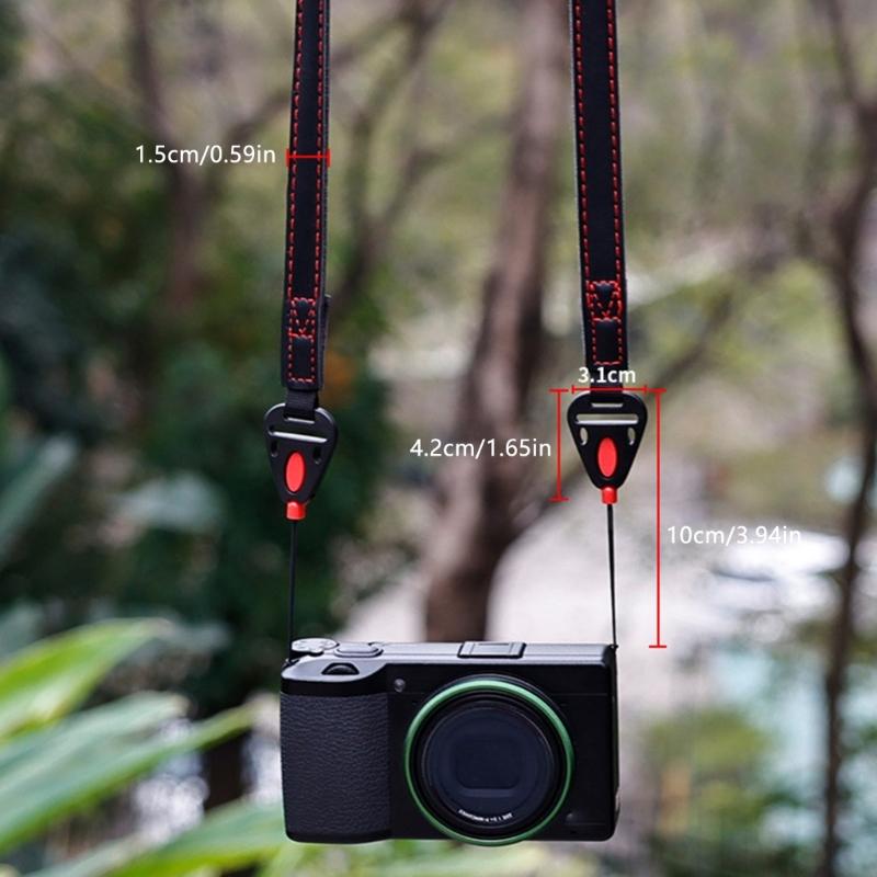 Ergonomic Adjustable Shoulder Strap Rapid Removal Camera Neck Strap Compatibility With Multiple Camera Models
