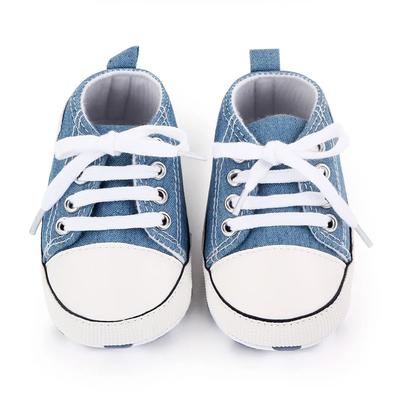 Baby Leinwand Klassische Turnschuhe Neugeborenen Druck Stern Sport Baby Jungen Mädchen Erste Wanderer Schuhe Infant Kleinkind Anti-slip Baby schuhe