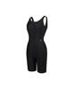 Lenomasuyeongbog Women'S 3/4 Part U-Back Half-Body Swimsuit Black Rn-Ls2D861-Bk