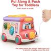 Interactive Game Music Activity Bus Baby Toy Plastic Whack-a-Mole Toys  Desktop Decor