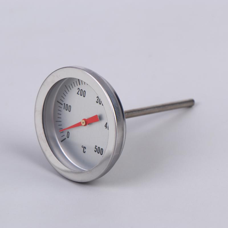 BBQ Bimetallic Oven Grill Temperature Gauge 0-500C For Outdoor BBQ Cooking