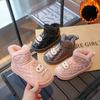 Mädchen Fleece Warme Baumwollschuhe und Winter Kinder Modische Schneestiefel