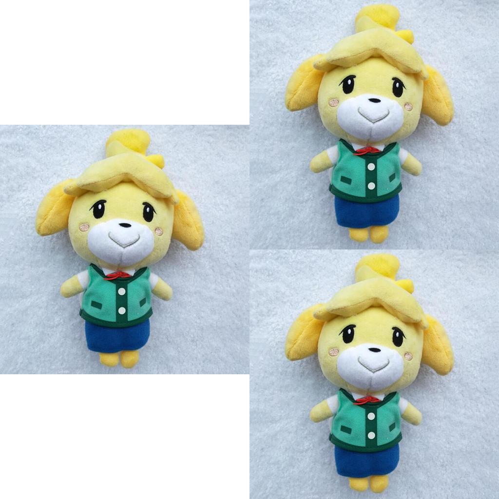 Animal Crossing New Horizons Isabella Plush Doll 20cm Soft Stuffed Toy For Kids And Fans
