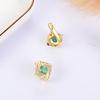 Light luxury 925 Sterling silver women's clasp earrings natural pear 4*5mm zambia emerald gemstones fine jewelry for party gifts
